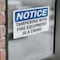 Signmission Tampering With Fire Equipment Is A Crime, 10 in W x Rectangle, Vinyl Decal OS-2PACK-NS-D-710-L-18522 - alternate 4